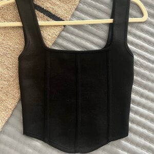 ZARA black corset top
